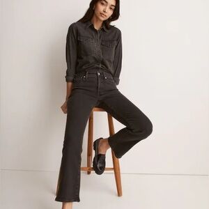 Madewell Women's Black Straight Leg Jeans
